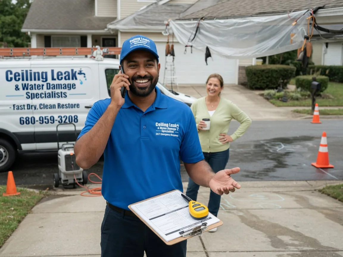 Ceiling Leak Cleanup Custar, OH FAQs